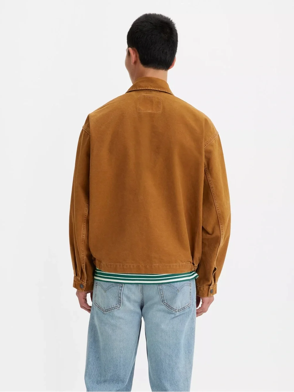 Levi’s 100% Cotton The Rancher Trucker Jacket in Brown Rinse